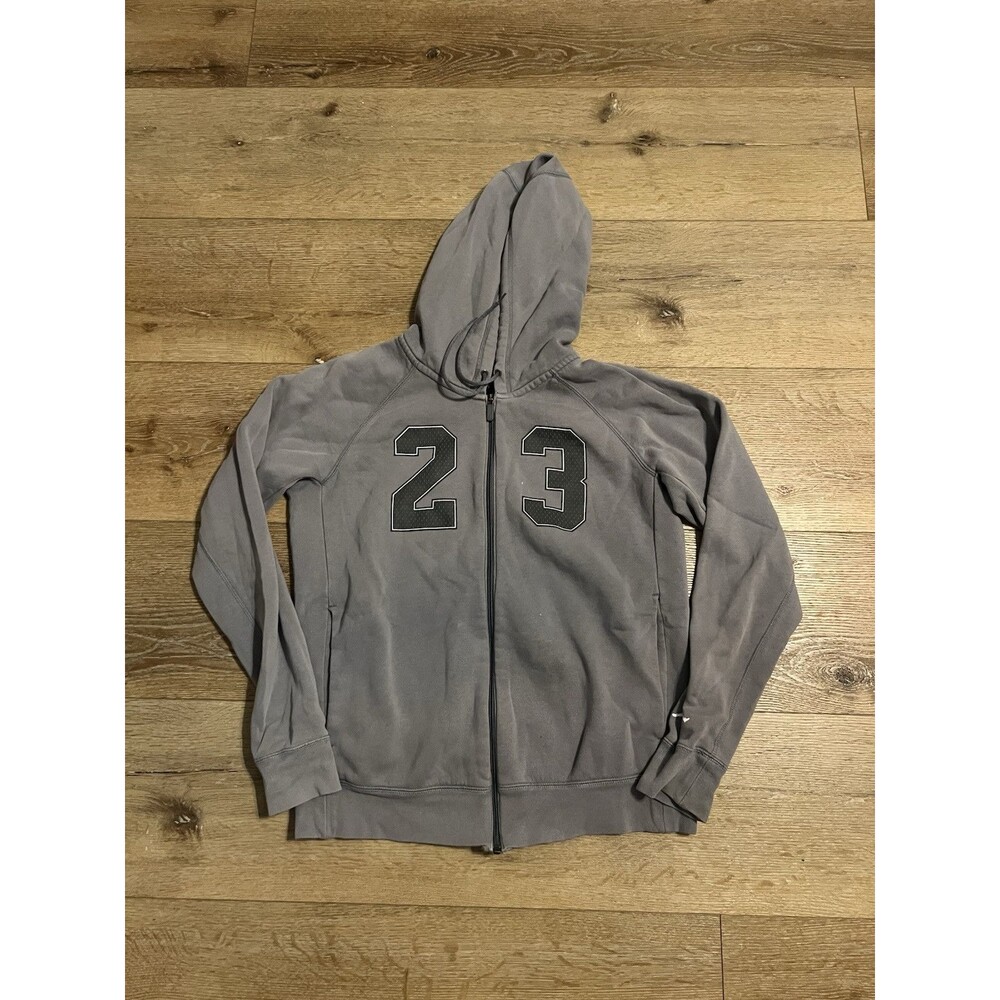 Vintage Air Jordan Gray Men's M I'm Back 45 23 1995 Zip-Up Hoodie Jacket